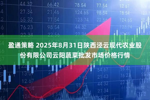 盈通策略 2025年8月31日陕西泾云现代农业股份有限公司云阳蔬菜批发市场价格行情