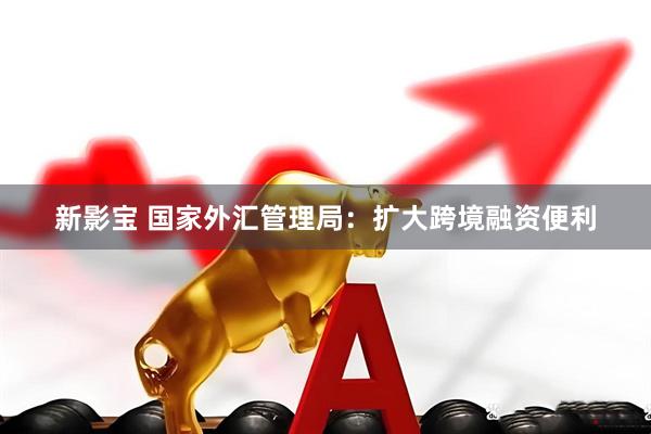 新影宝 国家外汇管理局：扩大跨境融资便利